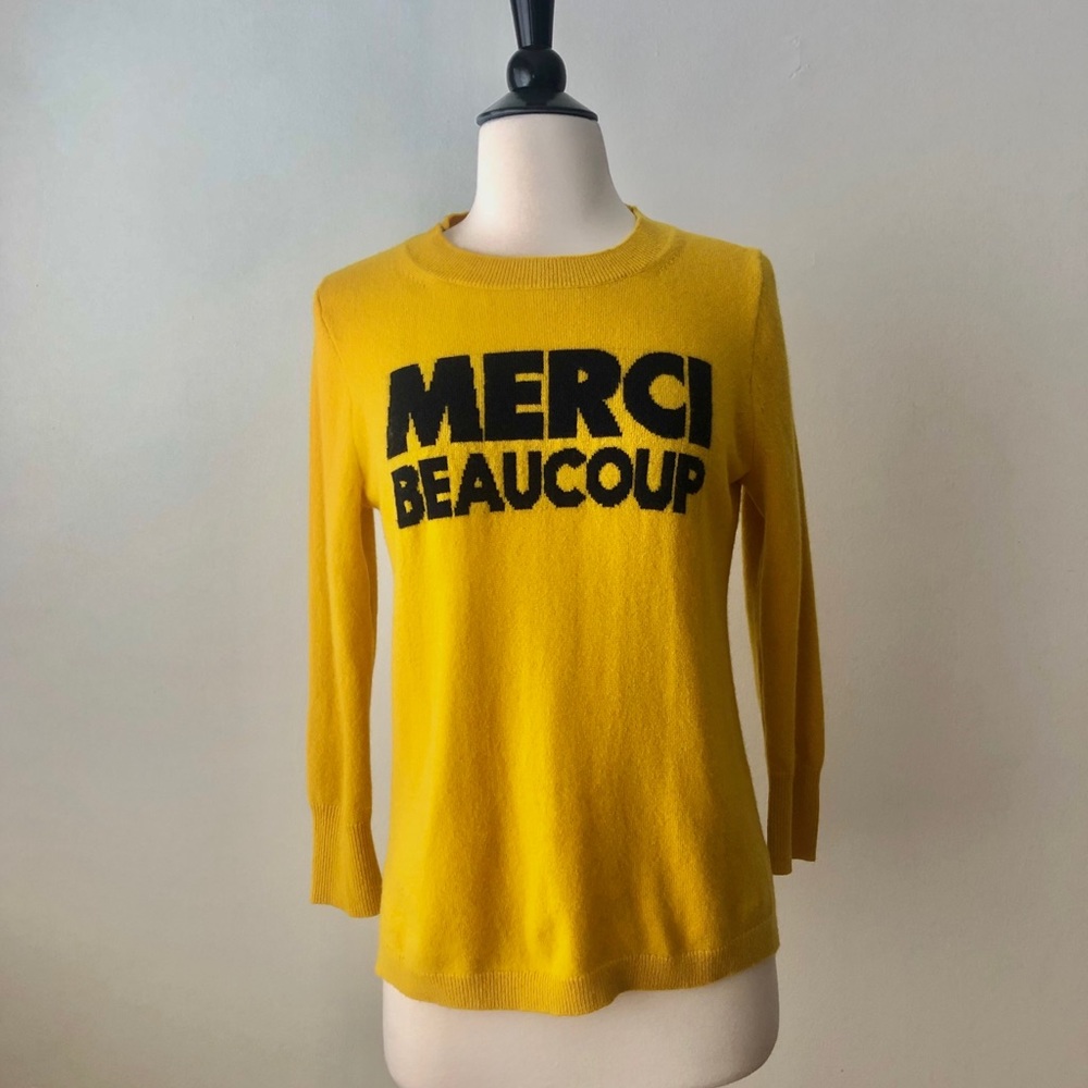 J.Crew Merci Beaucoup Sweater in 100% Cashmere